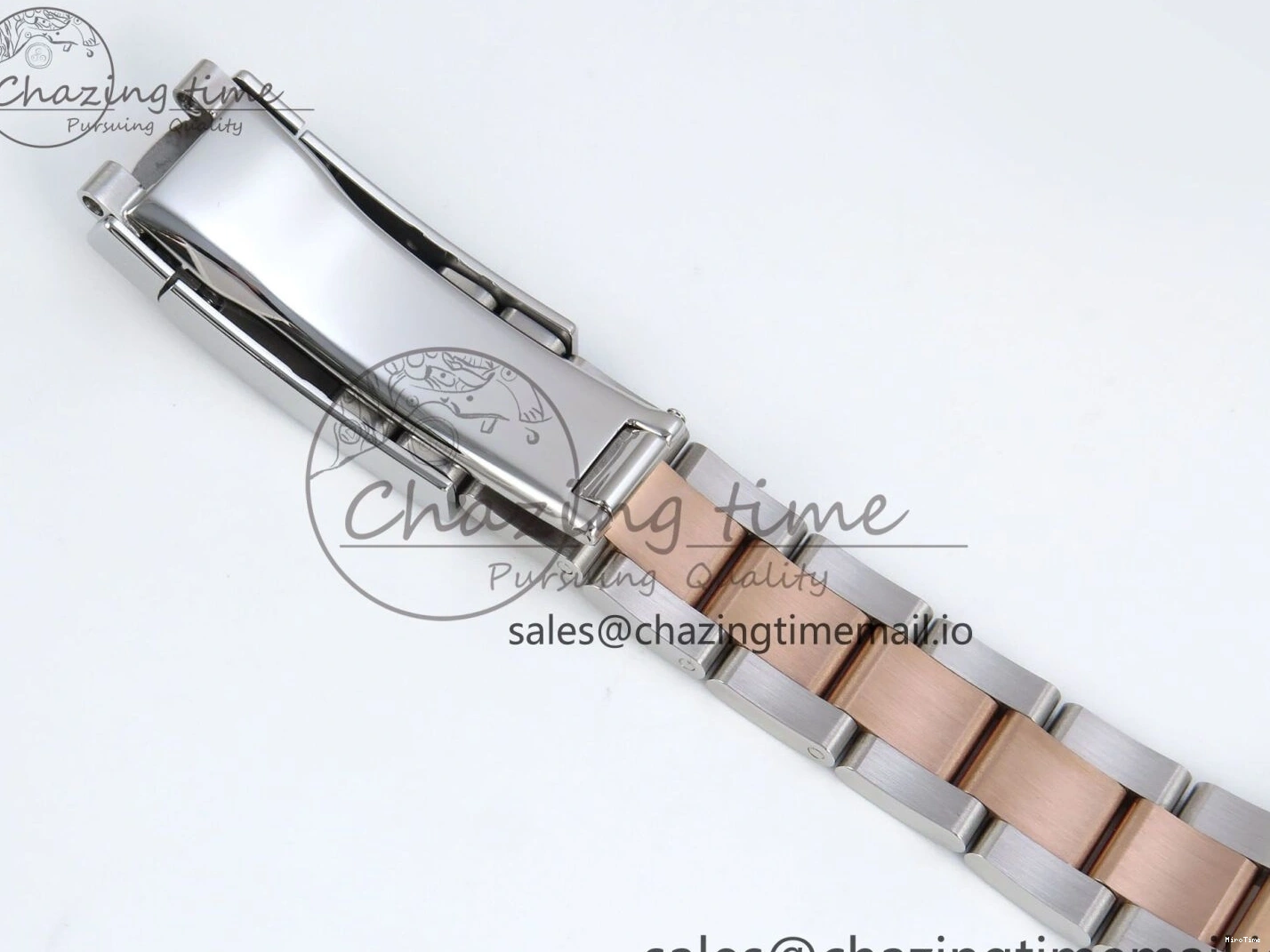 MiroTime 0504 DateJust 31 278271 ARF 1:1 Best Edition 904L Steel Brown Roman Diamonds Dial on SS RG Oyster Bracelet ETA SmartChoice 520